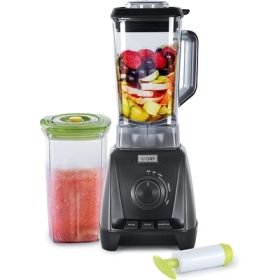 Commercial Chef CHB50MB 1.5L High Power Blender with Vacuum Seal Container & Pump