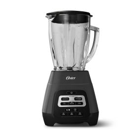 Oster Master Series Blender with Texture Select Settings Blend-N-Go Cup and Glass Jar Gray