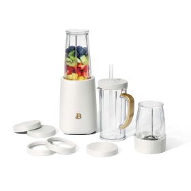 Beautiful Personal Blender 12 Piece Set White Icing by Drew Barrymore