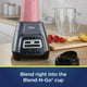 Oster Master Series Blender with Texture Select Settings Blend-N-Go Cup and Glass Jar Gray